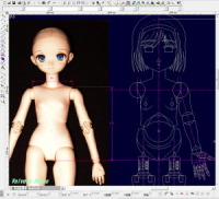 PARABOX P-chan 40cm doll & Ball-jointed doll tube hybrid Headphone Amplifier“WE408A Henrietta”prototype